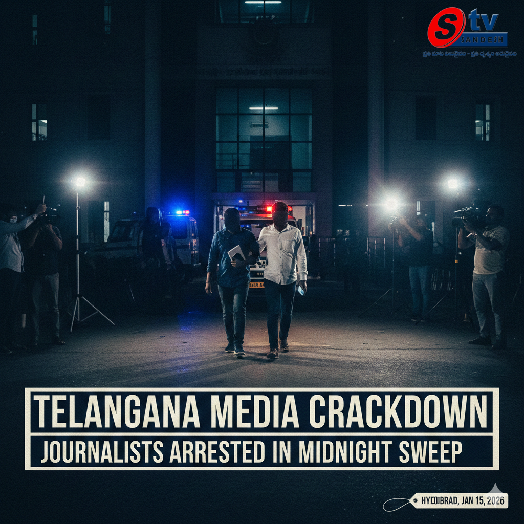 వివాదాస్పద కార్యక్రమంపై ఎన్‌టీవీ (NTV) ఇద్దరు జర్నలిస్టులను అరెస్ట్ చేసిన తెలంగాణ పోలీసులు